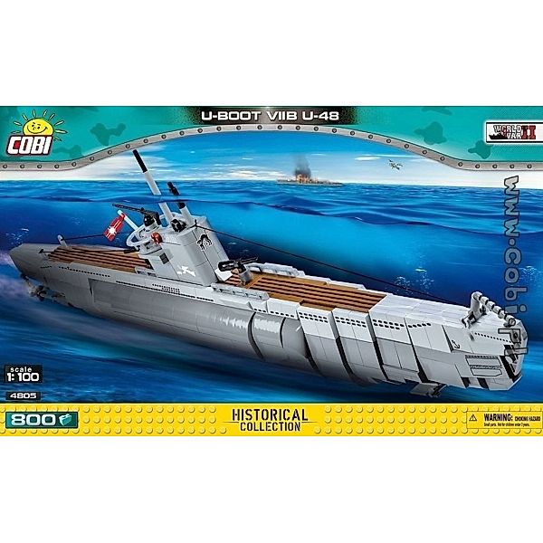 COBI 4805 WS GERMAN SUBMARINE TYPE VIIB U-BOOT