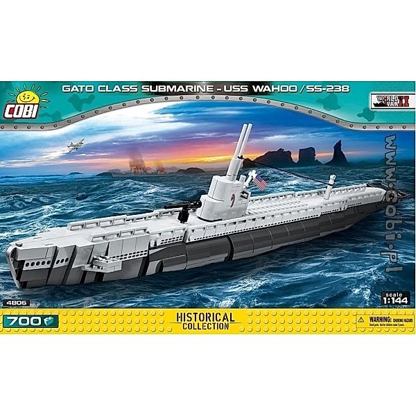 COBI 4806 AMERICAN SUBMARINE USS WAHOO