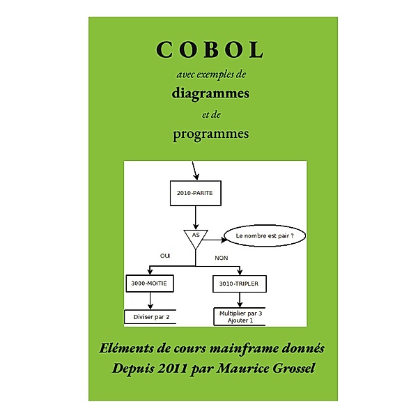 Cobol, avec exemples de diagrammes et de programmes, Maurice Grossel