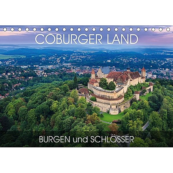 Coburger Land - Burgen und Schlösser (Tischkalender 2021 DIN A5 quer), Val Thoermer