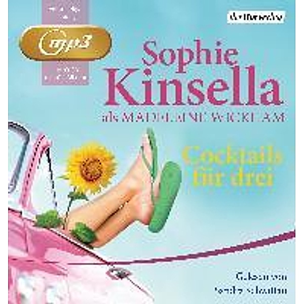 Cocktails für drei, 1 MP3-CD, Sophie Kinsella