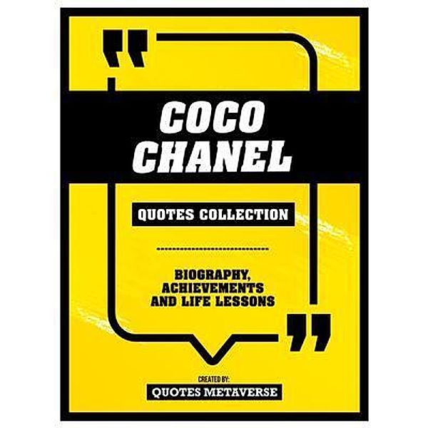 Coco Chanel - Quotes Collection, Quotes Metaverse