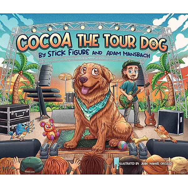 Cocoa the Tour Dog: A Children's Picture Book, Stick Figure, Adam Mansbach