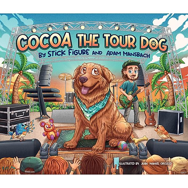 Cocoa the Tour Dog: A Children's Picture Book, Stick Figure, Adam Mansbach