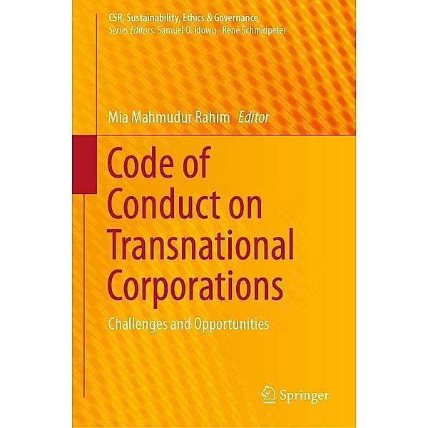 Code of Conduct on Transnational Corporations / CSR, Sustainability, Ethics & Governance