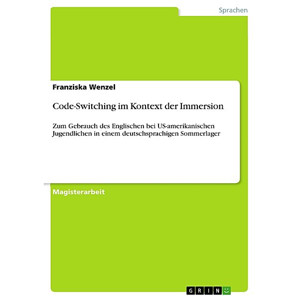 Code-Switching im Kontext der Immersion, Franziska Wenzel