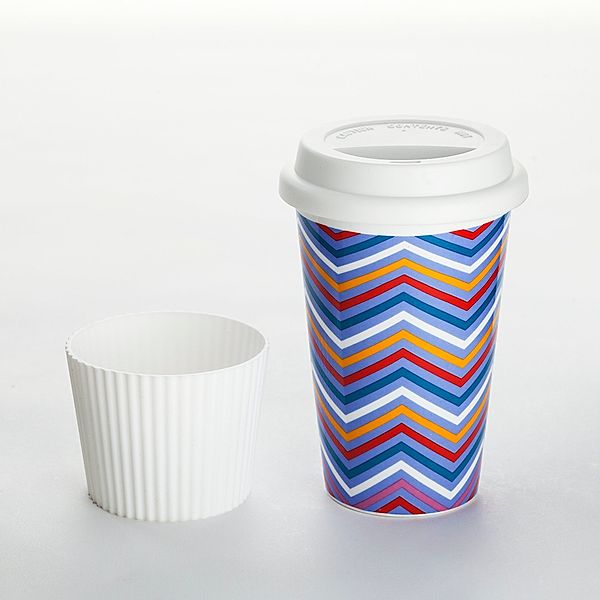 Coffee-to-go-Becher ZickZack