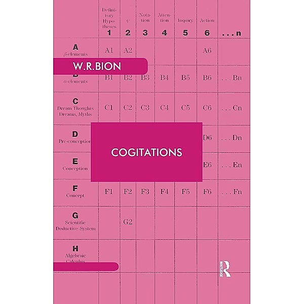Cogitations, Wilfred R. Bion