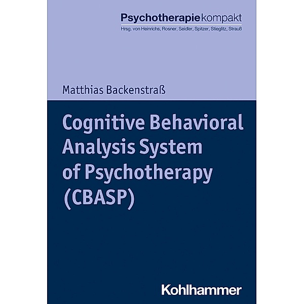 Cognitive Behavioral Analysis System of Psychotherapy (CBASP), Matthias Backenstraß