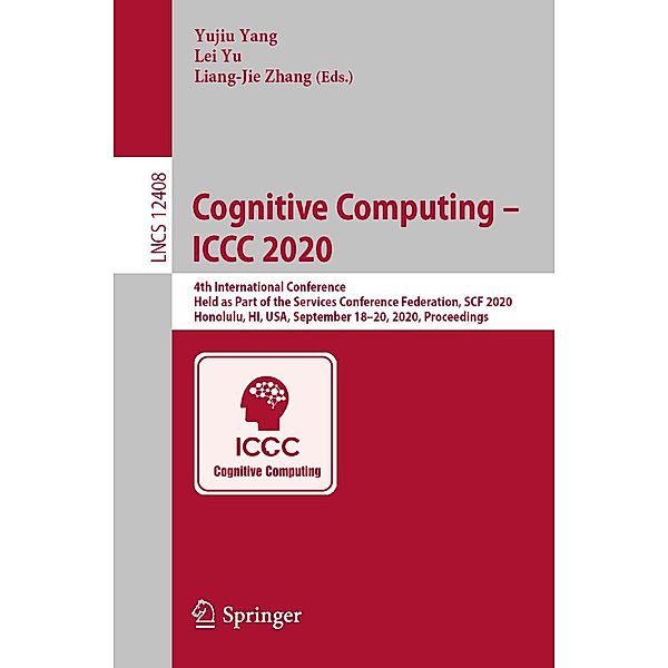 Cognitive Computing - ICCC 2020 / Lecture Notes in Computer Science Bd.12408