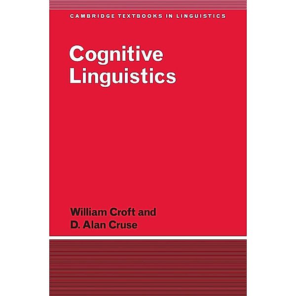Cognitive Linguistics, William Croft, D. Alan Cruse