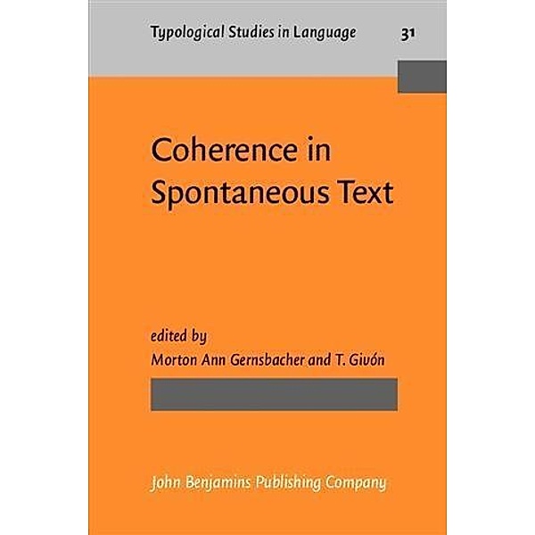 Coherence in Spontaneous Text