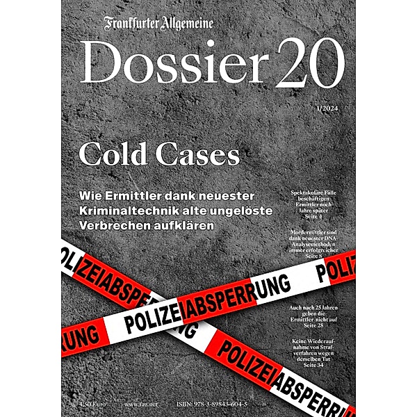 Cold Cases / Frankfurter Allgemeine Dossier Bd.20, Frankfurter Allgemeine Archiv