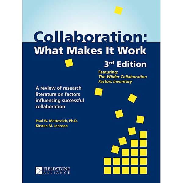 Collaboration, Mattessich, Kirsten M. Johnson