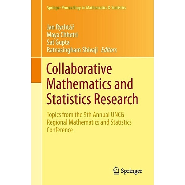 Collaborative Mathematics and Statistics Research / Springer Proceedings in Mathematics & Statistics Bd.109