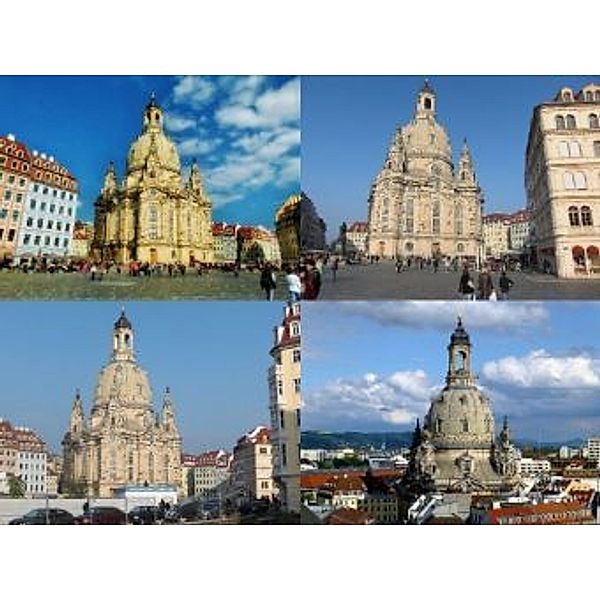 Collage Frauenkirche Dresden - 1.000 Teile (Puzzle)