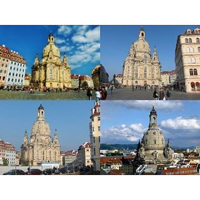 Collage Frauenkirche Dresden - 500 Teile Puzzle | Weltbild.de