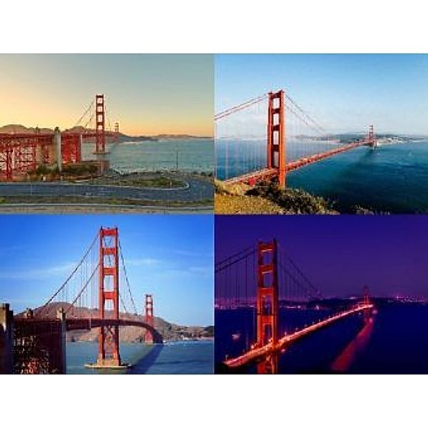 Collage Golden Gate Bridge - 1.000 Teile (Puzzle)