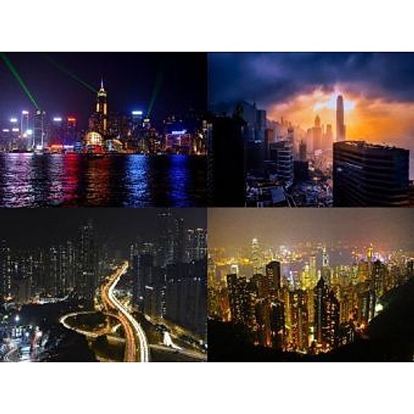 Collage Hongkong - 500 Teile (Puzzle)