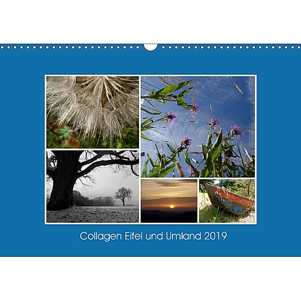 Collagen aus Eifel und Umland 2019 (Wandkalender 2019 DIN A3 quer), Lydia Weber