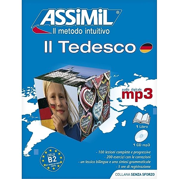 Collana senza sforzo / Assimil Il Tedesco, Lehrbuch und 1 MP3-CD, Maria Roemer