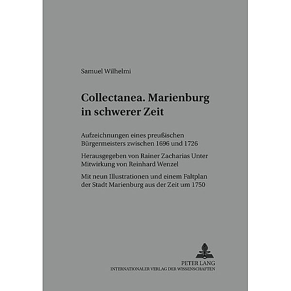 Collectanea. Marienburg in schwerer Zeit, Rainer Zacharias