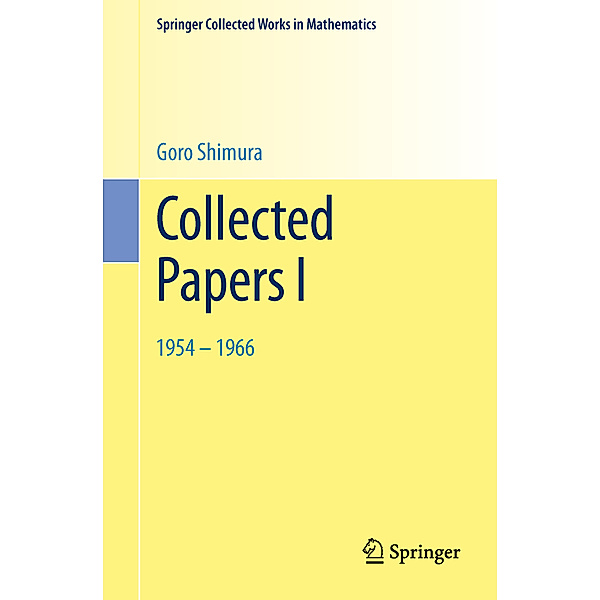 Collected Papers I, Goro Shimura