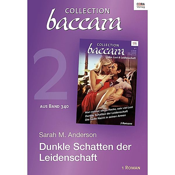 Collection Baccara 340. Titel 2: Dunkle Schatten der Leidenschaft / Baccara Collection, Sarah M. Anderson