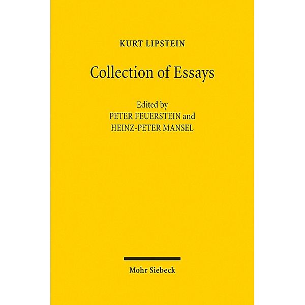 Collection of Essays, Kurt Lipstein