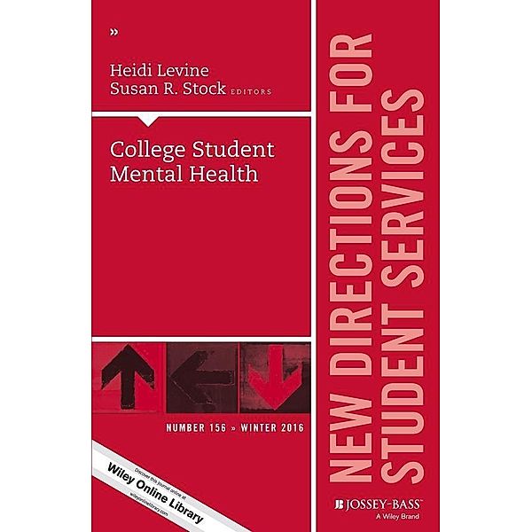 College Student Mental Health / J-B SS Single Issue Student Services Bd.156