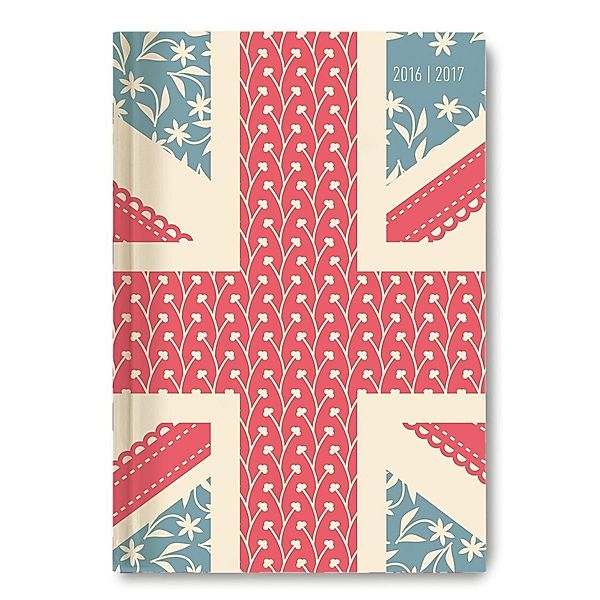 Collegetimer A5 day by day Union Jack 2016/2017