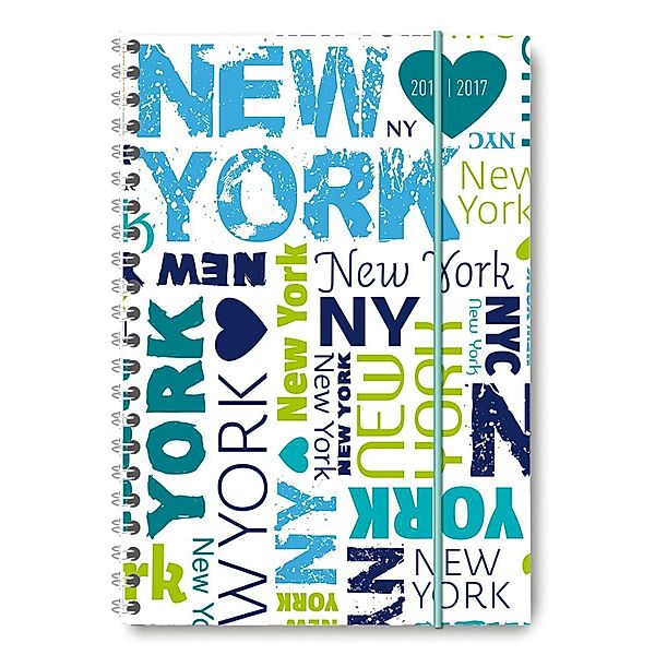 Collegetimer A5 New York 2016/2017 - Ringbuch