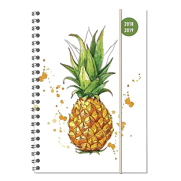Collegetimer A5 Pineapple 2018/2019, ALPHA EDITION