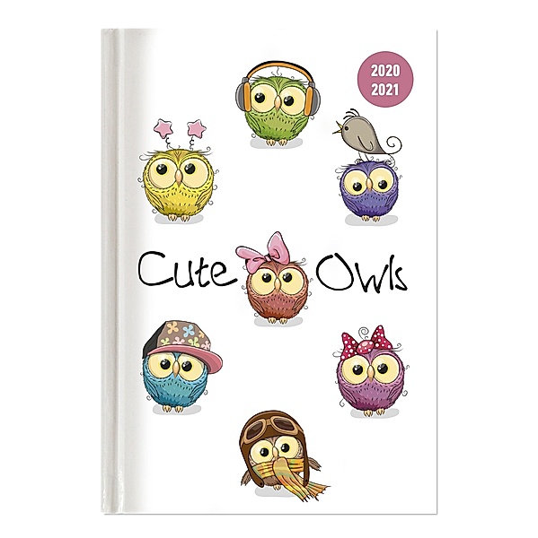 Collegetimer Cute Owls 2020/2021