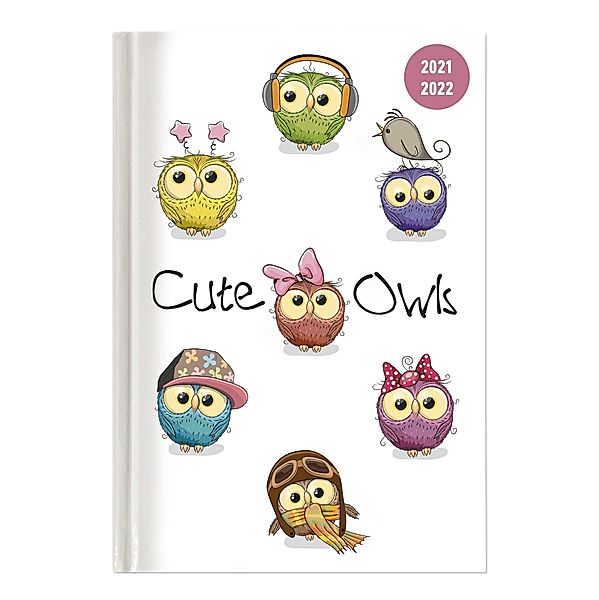 Collegetimer Cute Owls 2021/2022