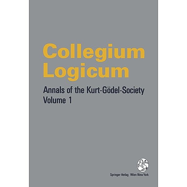 Collegium Logicum / Collegium Logicum Bd.1, Kenneth A. Loparo
