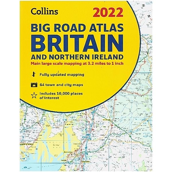 Collins Big Road Atlas Britain 2022