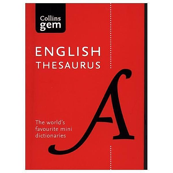 Collins Gem / English Gem Thesaurus, Collins Dictionaries