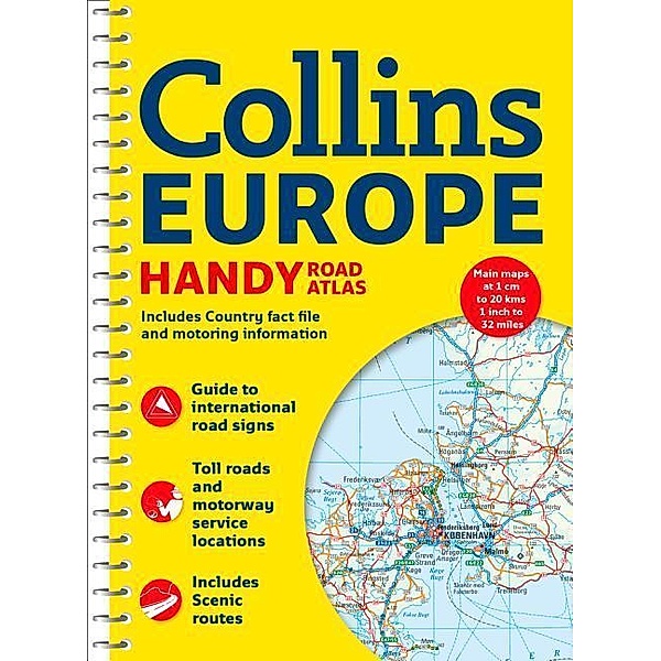Collins Handy Road Atlas Europe, Collins Maps