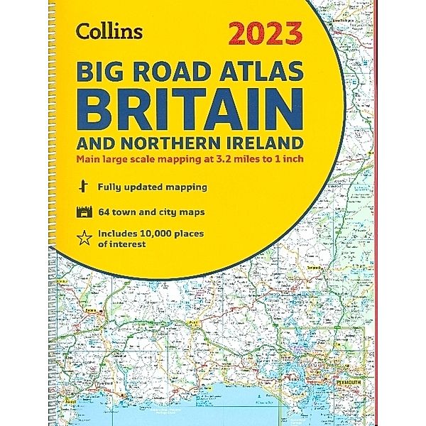 Collins Road Atlas / 2023 Collins Big Road Atlas Britain and Northern Ireland, Collins Maps