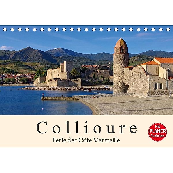 Collioure - Perle der Cote Vermeille (Tischkalender 2021 DIN A5 quer), LianeM