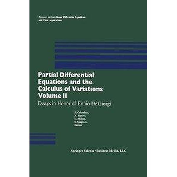 Colombini: Partial Differential Equation 2, Ferrucio Colombini, Antonio Marino, Luciano Modica