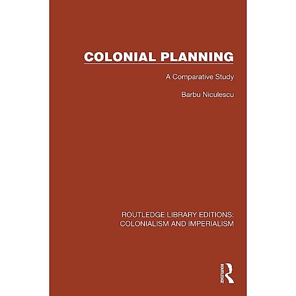 Colonial Planning, Barbu Niculescu