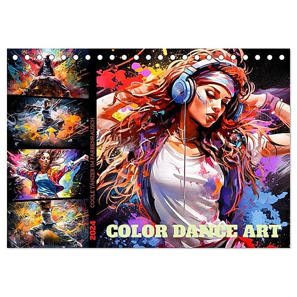 Color Dance Art (Tischkalender 2024 DIN A5 quer), CALVENDO Monatskalender, Dirk Meutzner