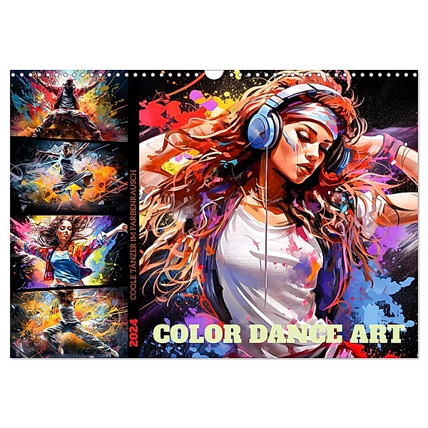 Color Dance Art (Wandkalender 2024 DIN A3 quer), CALVENDO Monatskalender, Dirk Meutzner