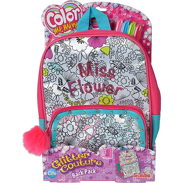 Color Me Mine Glitter Couture Back Pack