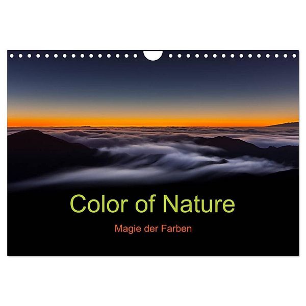 Color of Nature - Magie der Farben (Wandkalender 2024 DIN A4 quer), CALVENDO Monatskalender, Thomas Klinder