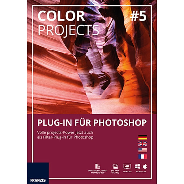 Color projects No.5 Plug-In für Photoshop, CD-ROM