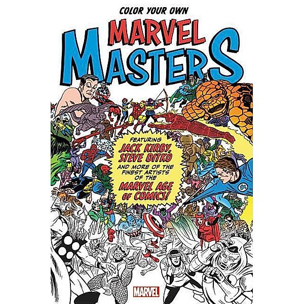 Color Your Own Marvel Masters