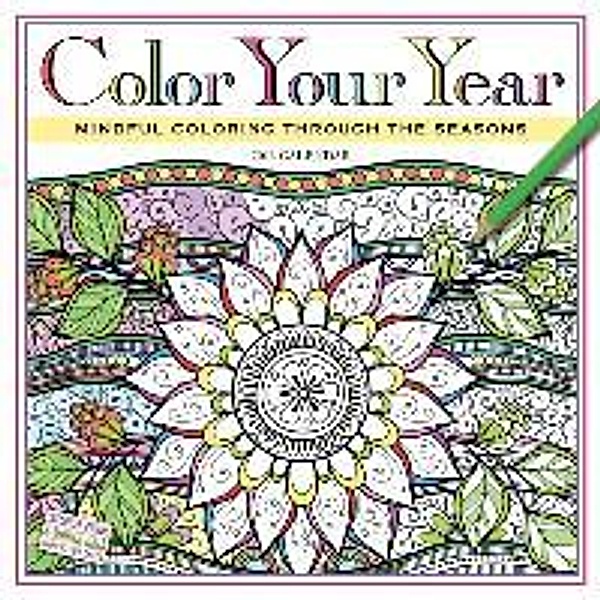 Color Your Year Wall Calendar 2016